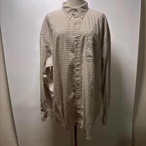 Chaps Long Sleeve Button Down Shirt Size XL